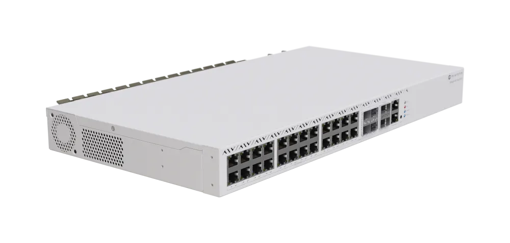 მართვადი სვიჩი - CRS326, L3, 20x 2.5G eth, 2x 40G QSFP+, MikroTik CRS326-4C+20G+2Q+RM