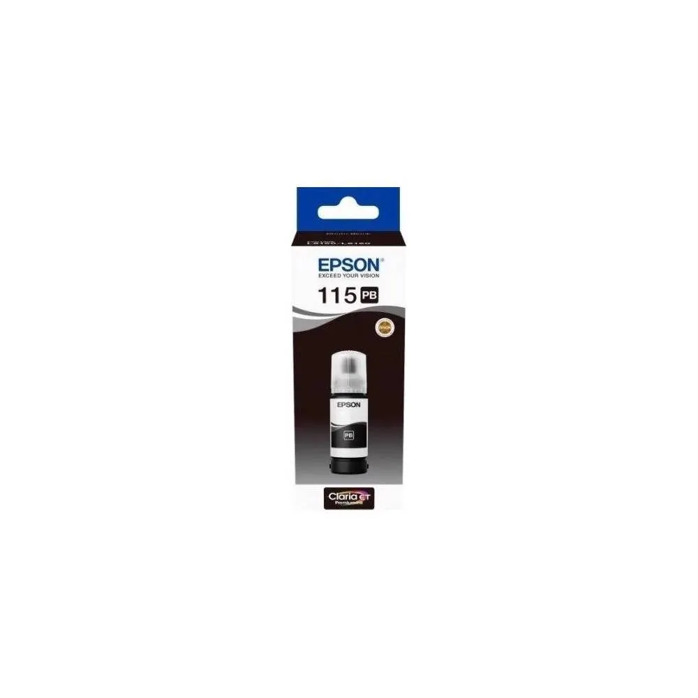 Epson კარტრიჯის მელანი I/C (b) L8160/L8180, 115 ECOTANK PHOTO BLACK INK BOTTLE