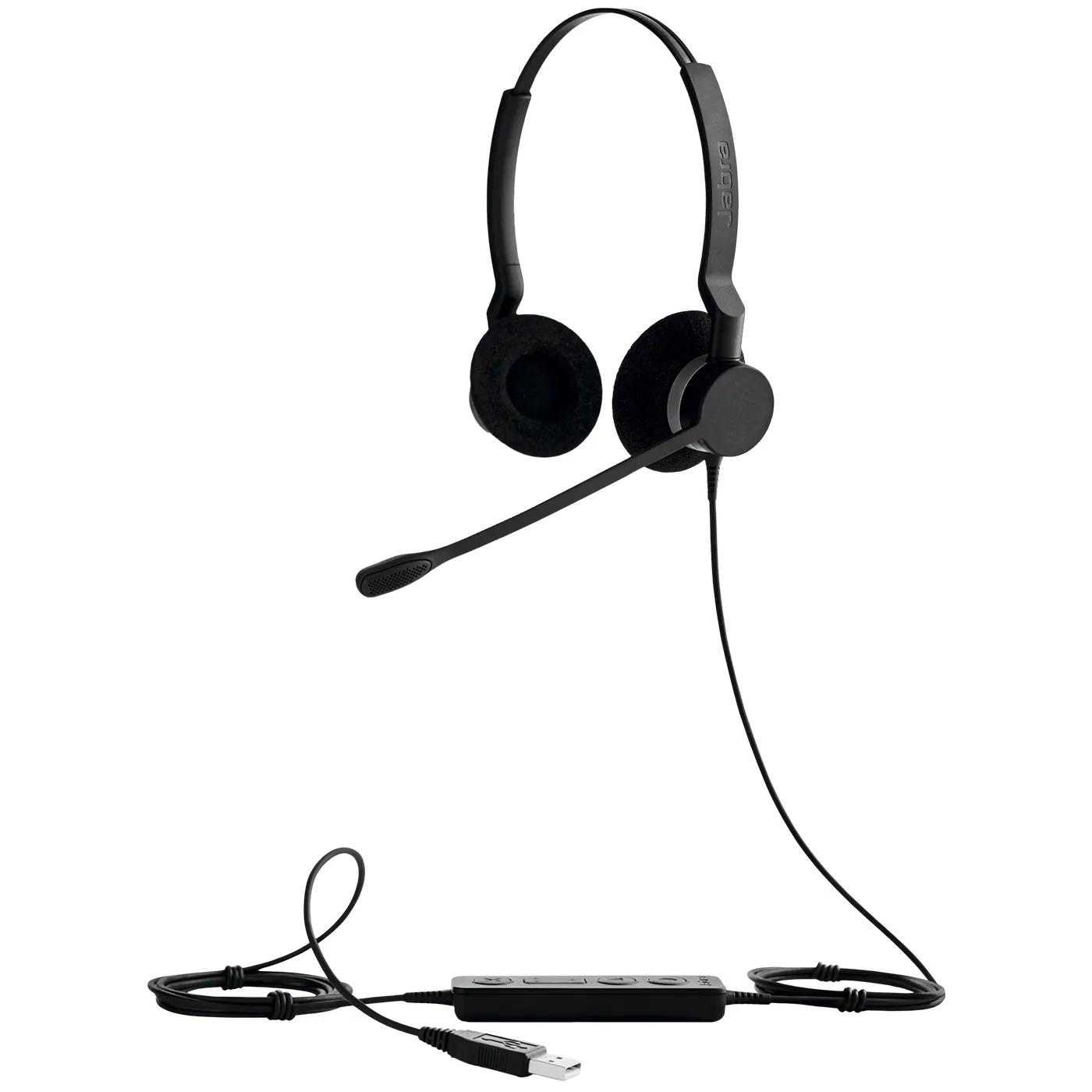 ყურსასმენი Jabra BIZ 2300 Duo, USB, MS