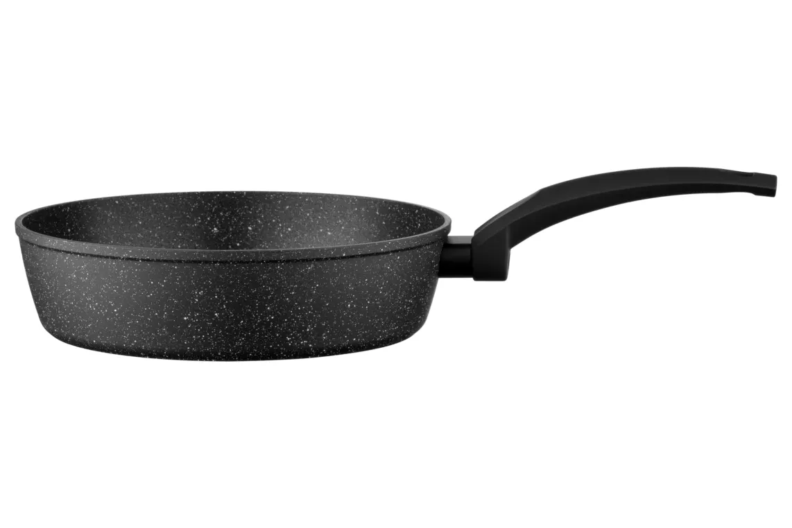 ტაფა Ardesto Deep Fry pan with lid Gemini Gourmet Viareggio, 24cm, aluminium, black