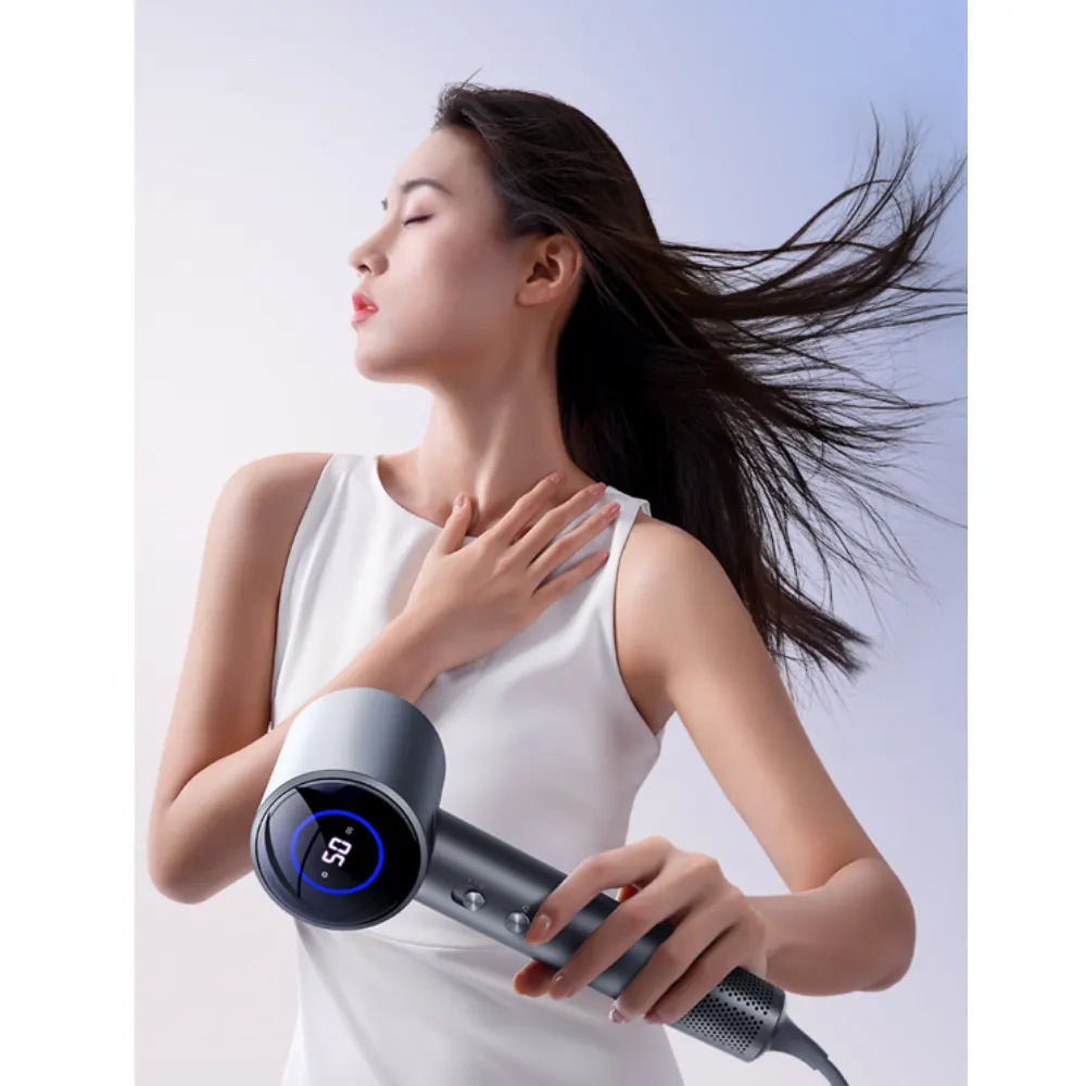ALLX AXH-015P, 1600W, High Speed Hair Dryer, Negative Ionic, Turbo, Purple
