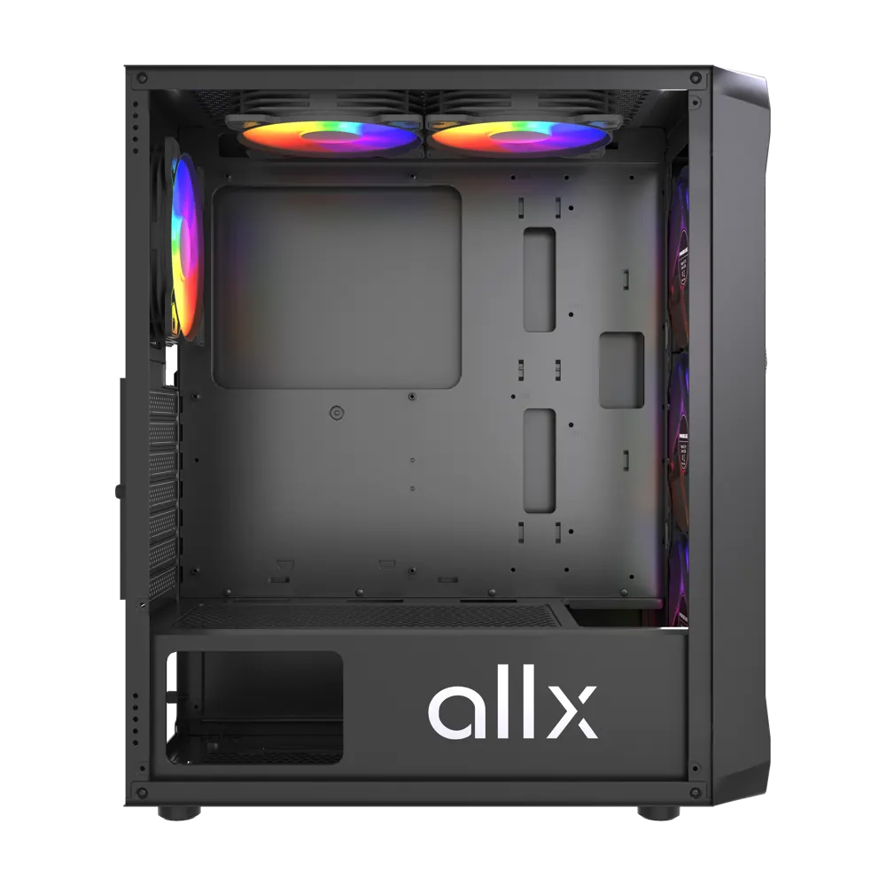 ქეისი ALLX AX-G2044, Computer Case, ATX, MATX, ITX, USB3.0, USB1.0x2, HD AUDIO, Black