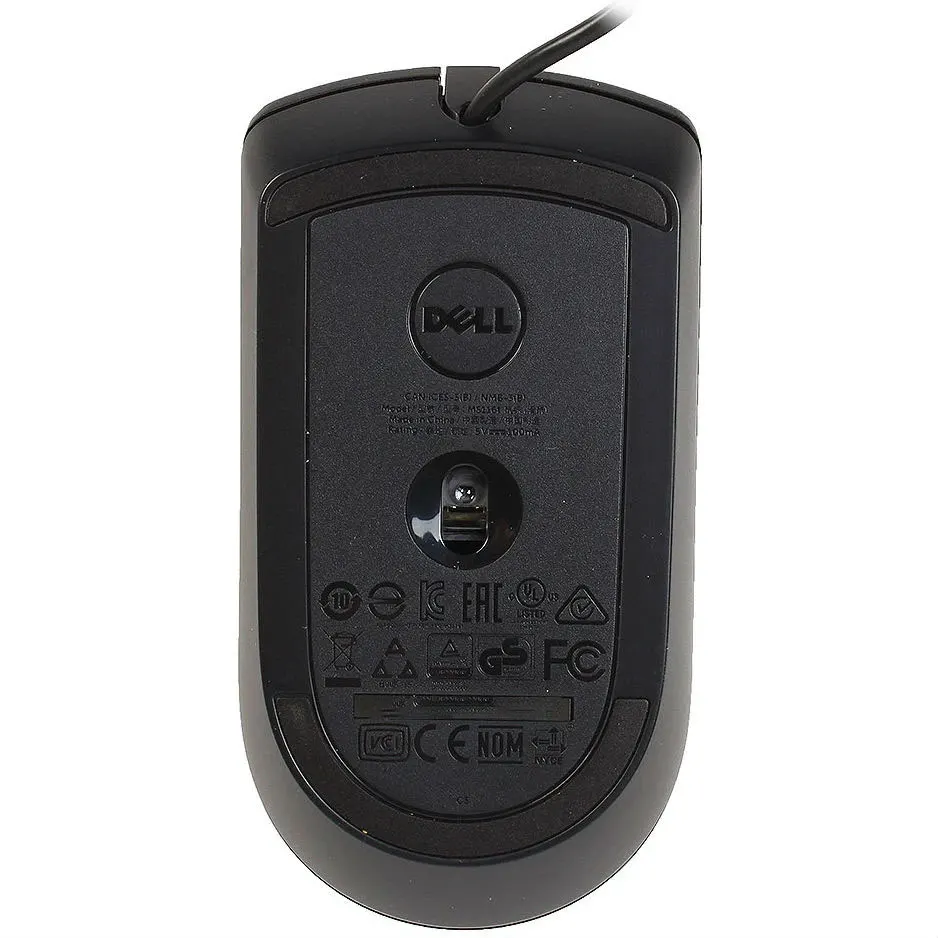 მაუსი Dell Optical Mouse-MS116 - Black