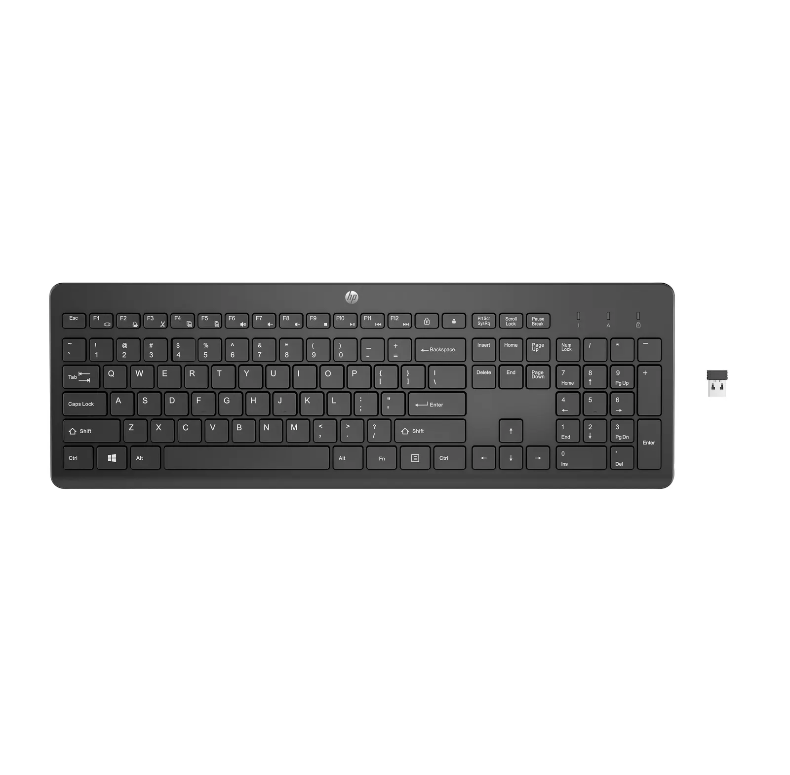 კლავიატურა HP 230 Wireless Black