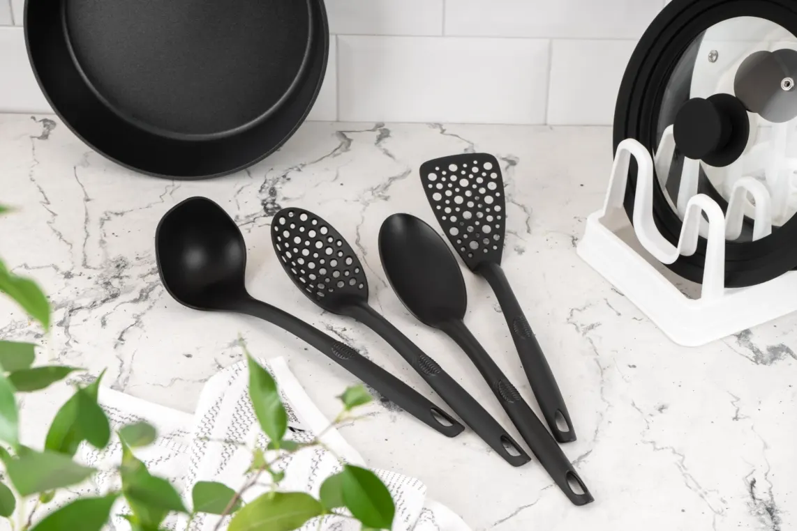 Ardesto Kitchen utensils set Gemini Gourmet, 4pcs, plastic, black