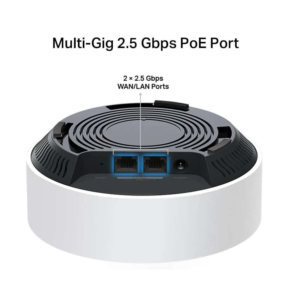 TP-Link, Deco X50-PoE(1-pack) AX3000 Whole Home Mesh Wi-Fi 6 Unit with PoE