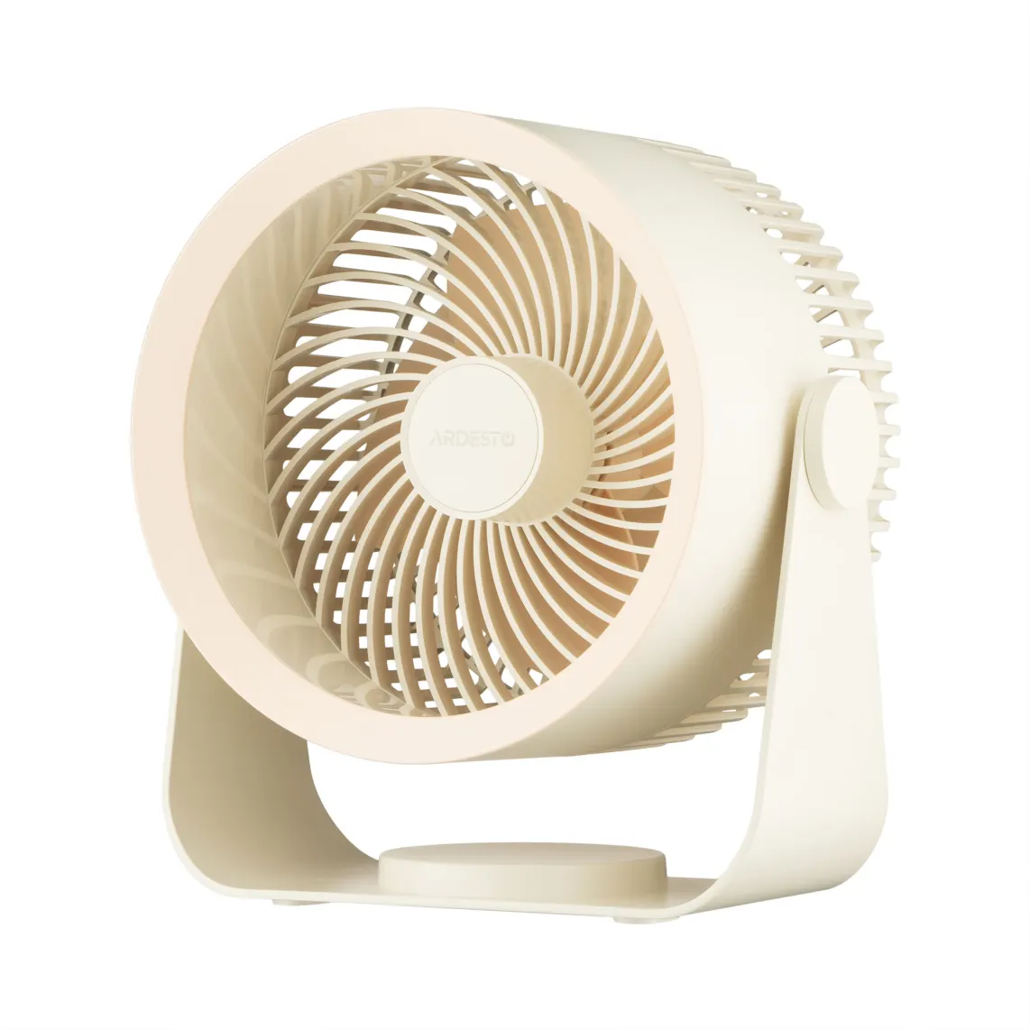 ARDESTO Desktop fan OneBreeze FT-M55BG desktop/wall-mounted, 14cm, rechargeable, USB-A Type-C, beige