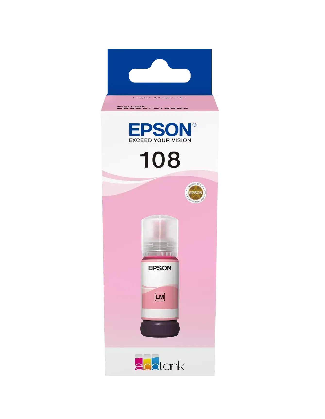EPSON, 108 Light Magenta Ink Bottle C13T09C64A
