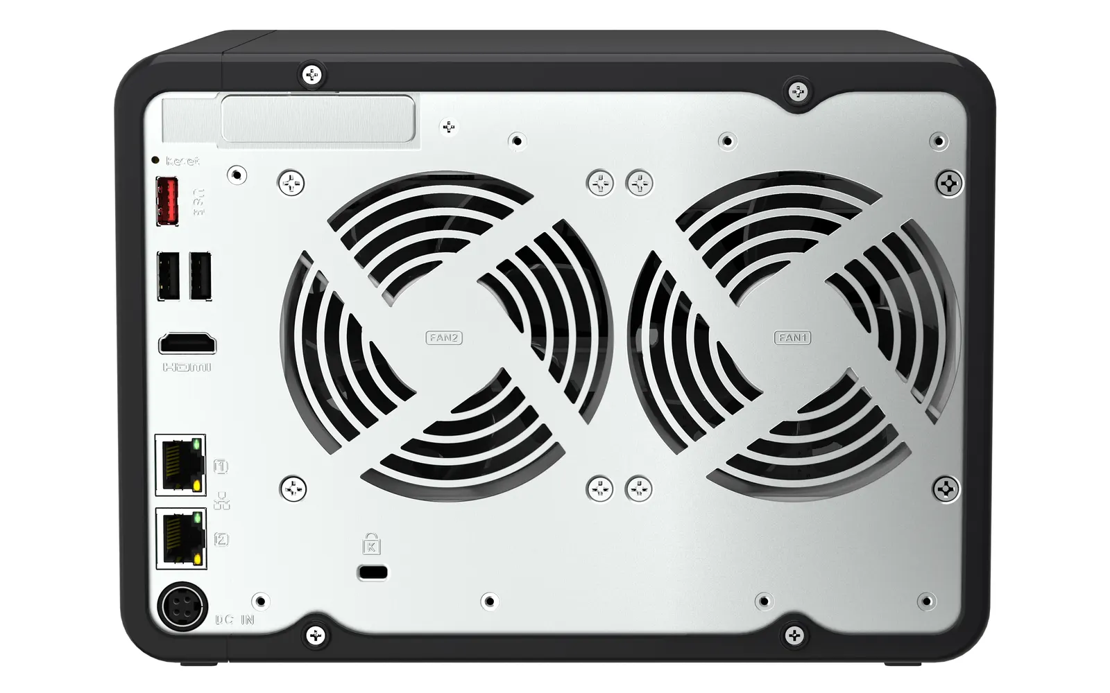 NAS სერვერი 6-Bay desktop NAS, Intel Celeron N5105/N5095 quad-core, 8 GB onboard not expandable, 6 x 3.5"/2.5" SATA 6Gb/s drive bays, 2 x M.2 2280 PCIe Gen 3 x1