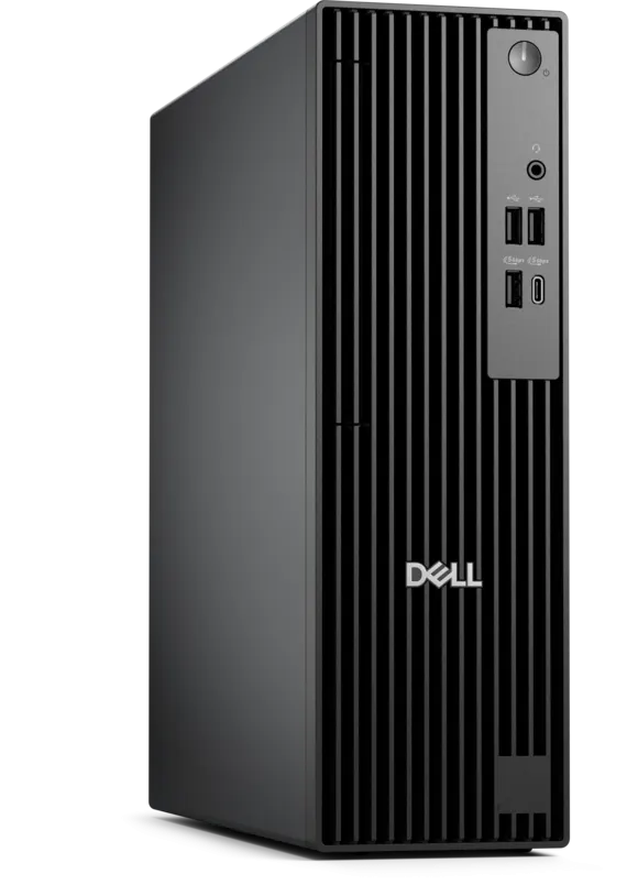კომპიუტერი DELL, Pro Slim QCS1250, Desktop PC, Core i3-14100 / 16GB DDR5 / 512GB SSD / Intel UHD 730 / Ubuntu, Black