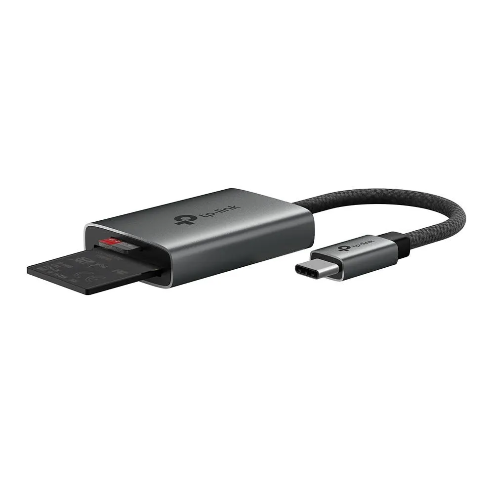 UA430C, TPLINK, Card Reader, USB Type-C to SD & microSD 3.0 Card Reader.