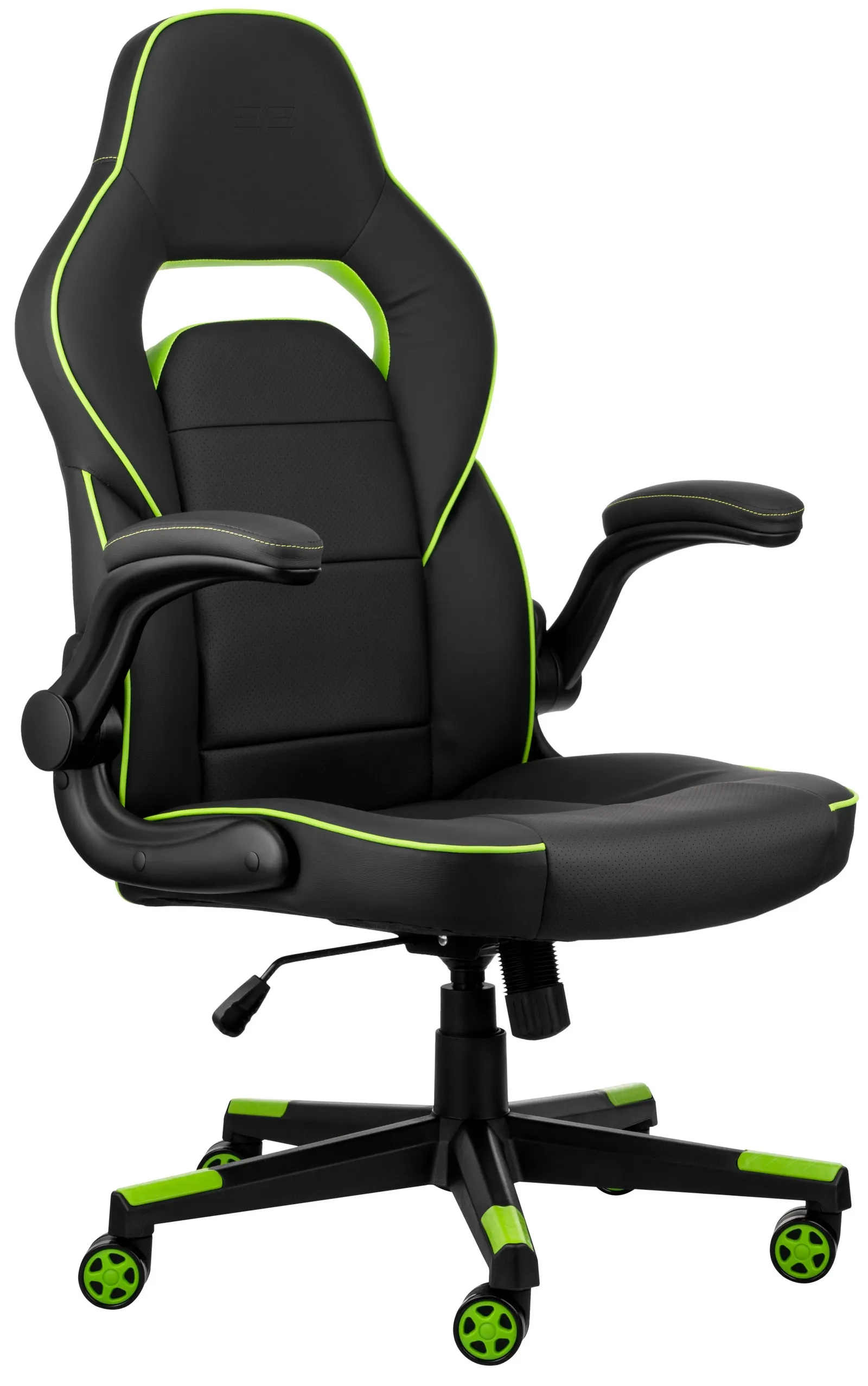 გეიმერული სავარძელი 2E GAMING Chair HEBI Black/Green