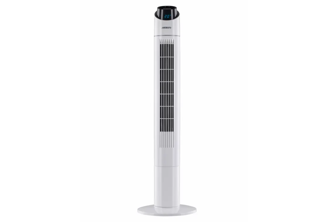 Column fan ARDESTO, 110cm, 50W, remote control, display, black and white