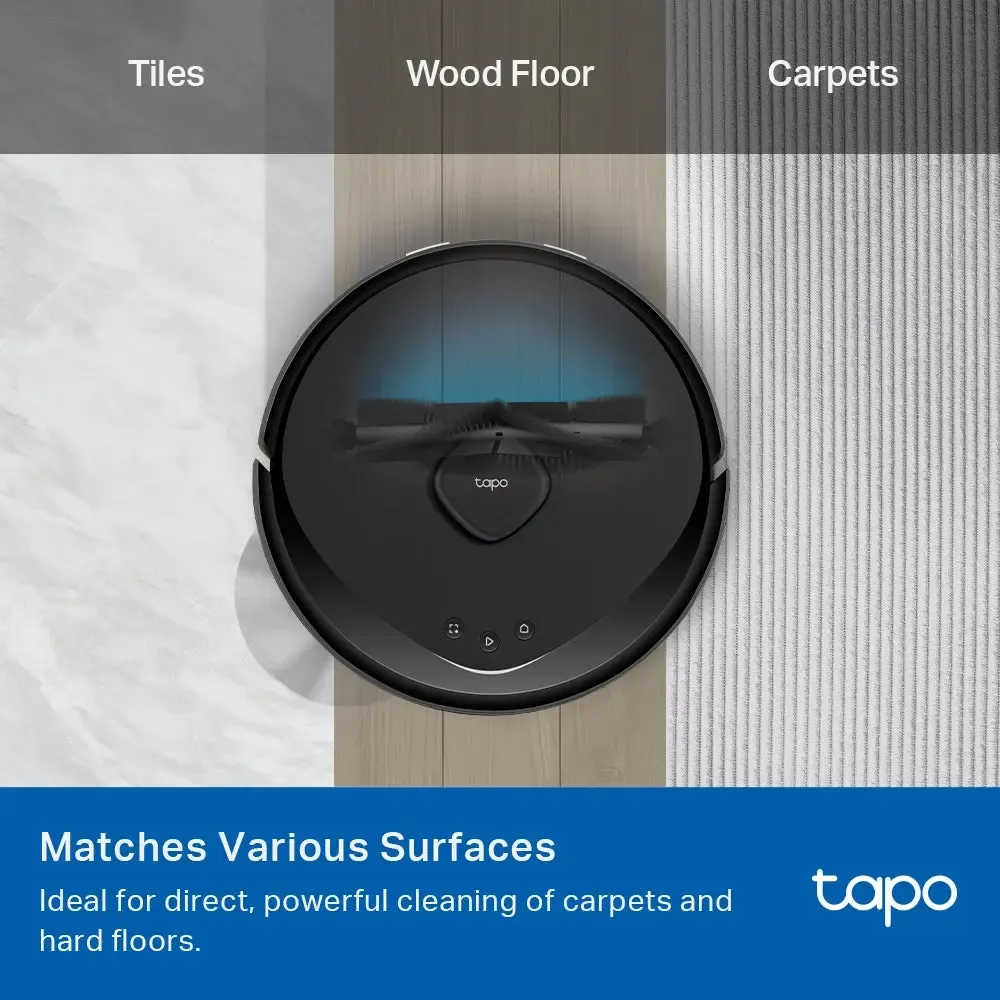 TP-Link, Tapo RVA105, Robot Vacuum Replacement Kit Main Brush ×1, Side Brush ×2, Washable HEPA Filter ×2