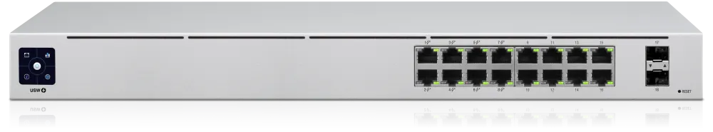 მართვადი PoE სვიჩი - Standard 16 PoE , Ubiquiti USW-16-POE-EU