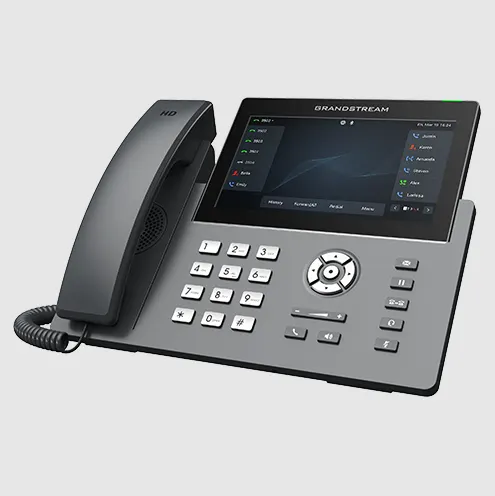 IP ტელეფონი Grandstream GRP2670, 16 SIP accounts, 12 lines, 7 inch (1024x600) capacitive touch screen TFT LCD, 32 VPKs and 10 MPK, cloud provisioning & management (GDMS), carrier-grade security, WiFi, Bluetooth,