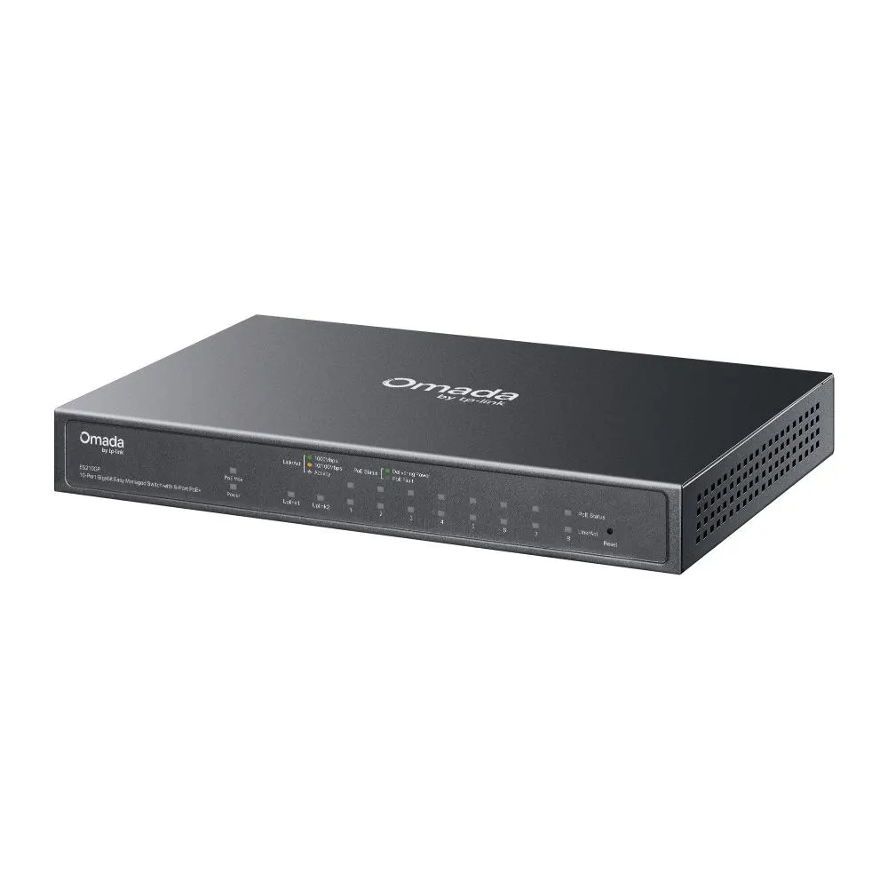 PoE სვიჩი TP-Link, ES210GP, Omada Switch