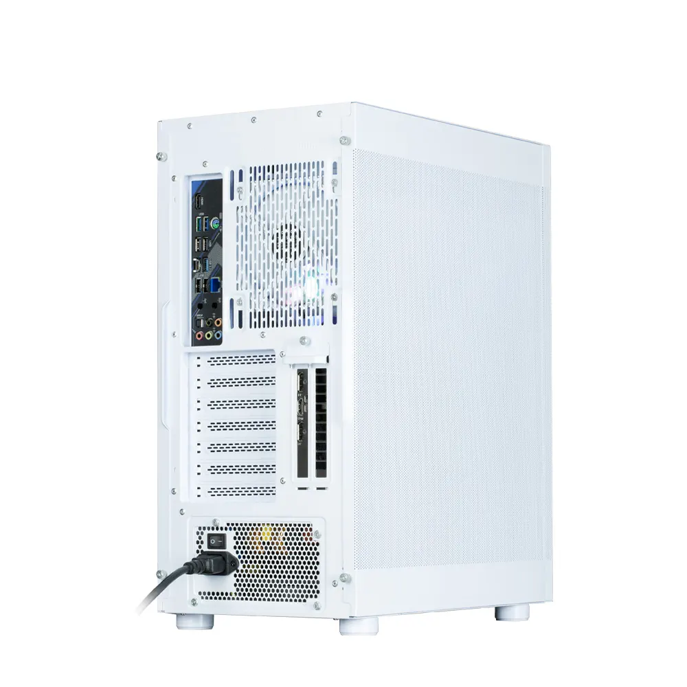 ქეისი Zalman PC case I4 without PSU, 2xUSB3.0, 1xUSB2.0, 6x120mm white LED, VGA 320mm, LCS ready, Mesh Side/Front Panel, ATX, white