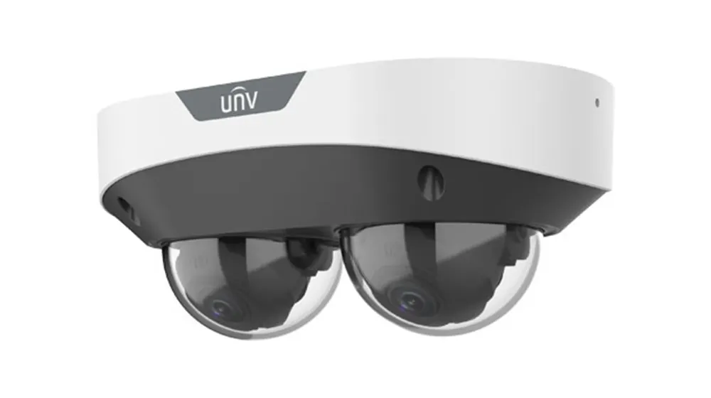IP Camera - 2*4MP, 2.8mm, Dome, IK10, Mic, SD, ANR, UMD, Uniview IPC3224SS-ADF28K-I1