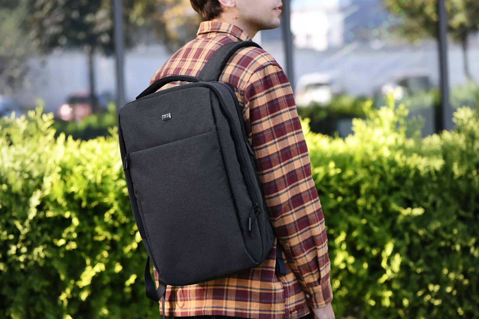 ნოუთბუქის ჩანთა 2E Backpack, Melange 16", Black