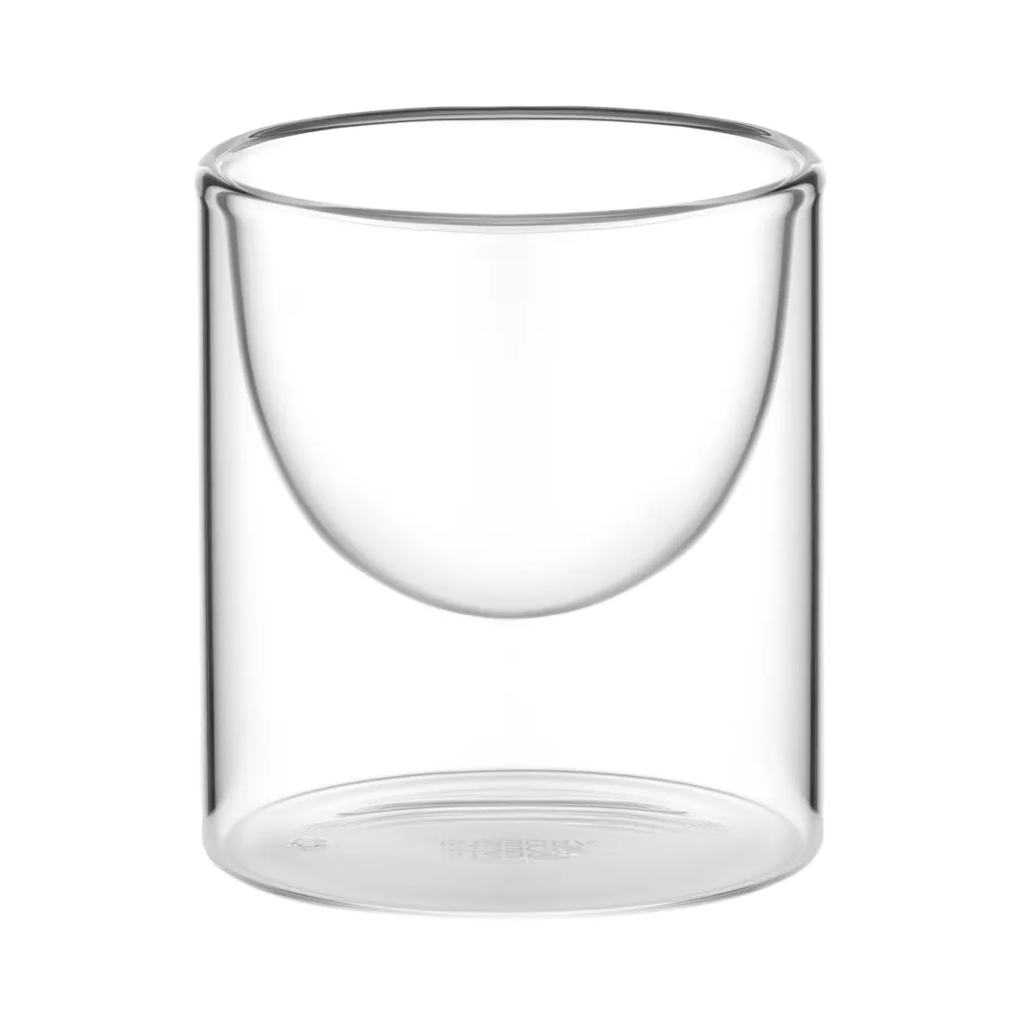 Ardesto Double wall dessert glasses set, 170ml, 2pcs, borosilicate glass, transparent