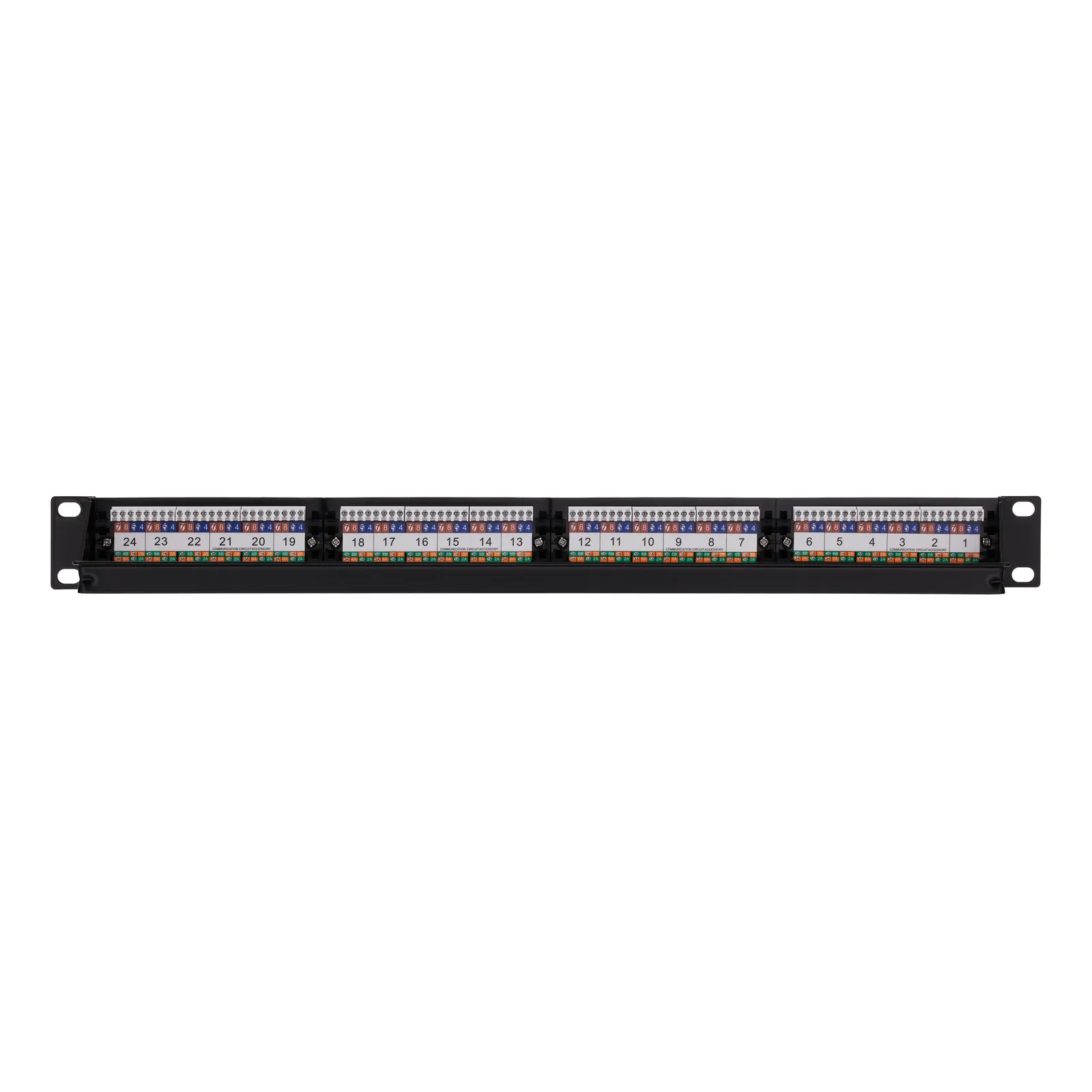 2E patch panel UTP cat 5e 24port
