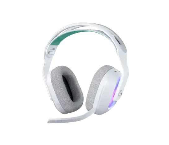 G522, Logitech, Headset, Wireless Gaming Headset with LIGHTSYNC RGB - WHITE.
