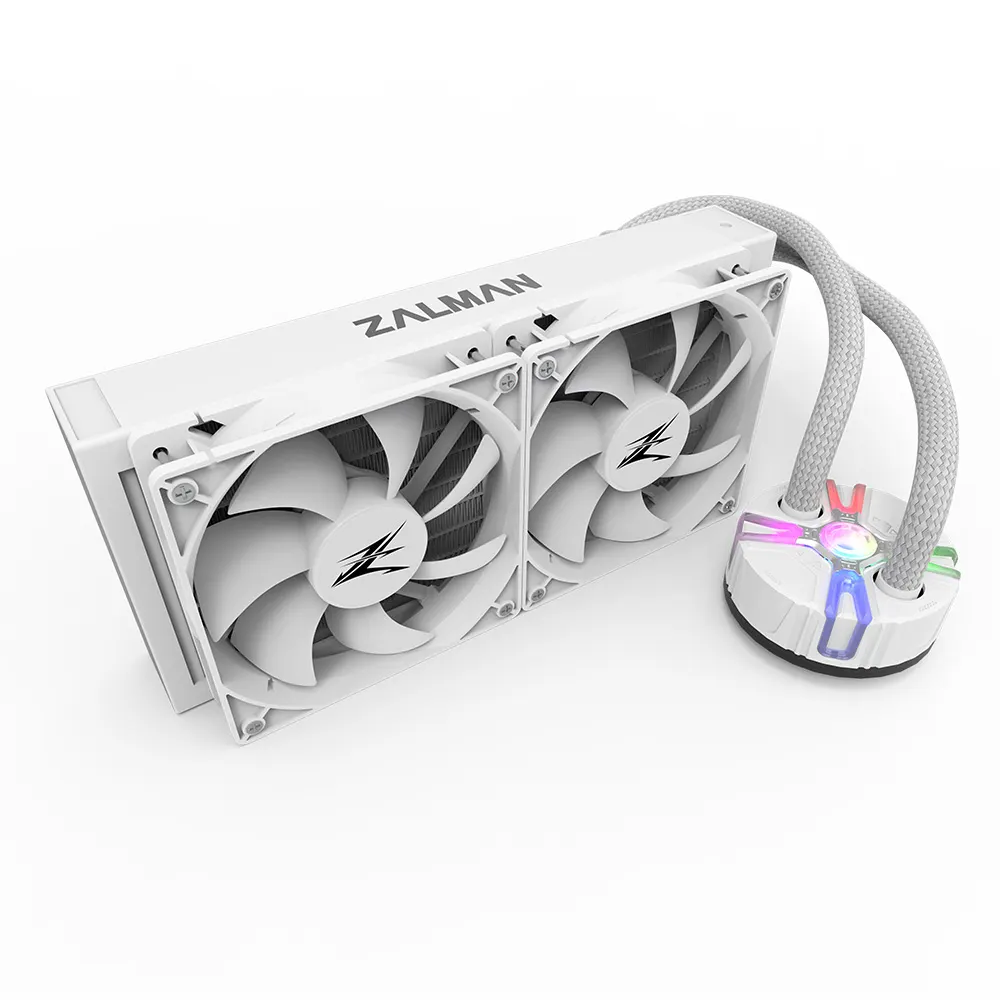 ქულერი Zalman LCS Reserator 5 Z24, LGA1700, 1200, 2011, 2011-V3, 2066, 115x, *AM5 (ZM-AM5MKB), AM4, TDP320W, white