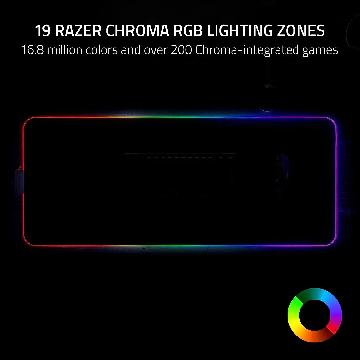 RZ02-04490100-R3M1, Razer Mouse Pad Strider Chroma RGB XXL (900x370x4mm), black