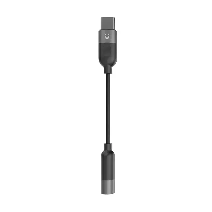 M1204A,UNITEK USB-C to 3.5mm Audio Adaptor, Black Color, With Hi-Fi/DAC