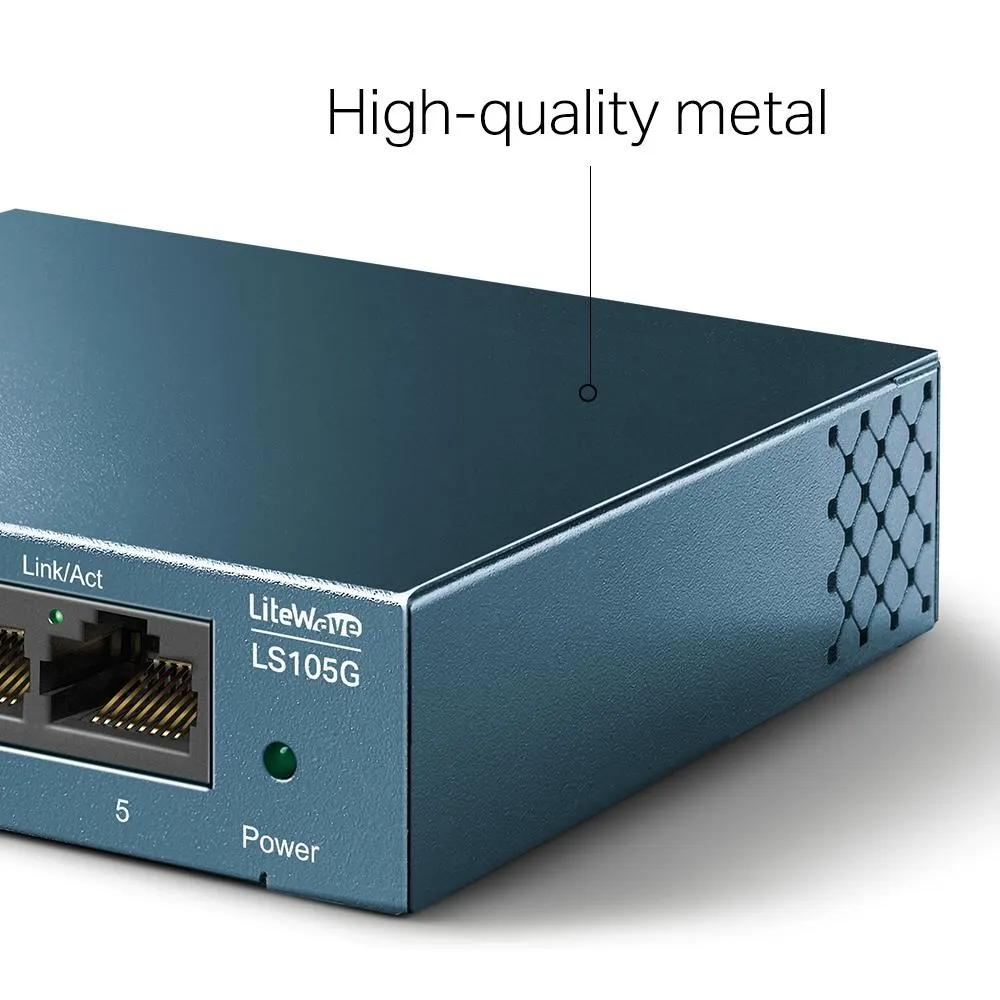 TP-Link, LS105G, 5-Port Gigabit Switch