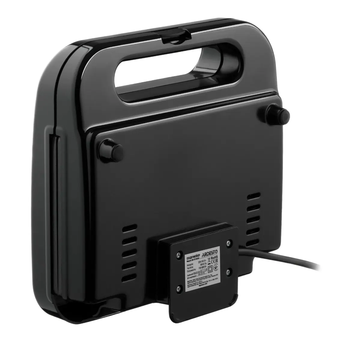 მულტიმეიკერი Sandwich maker Ardesto SM-H110BSN, 700W, device body-plastic, black