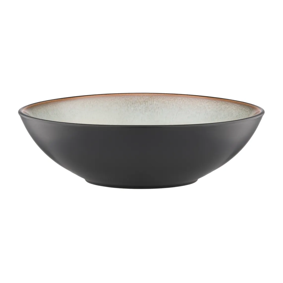 თეფში Soup plate ARDESTO Bolzano 630ml, 18cm, ceramic, black-green