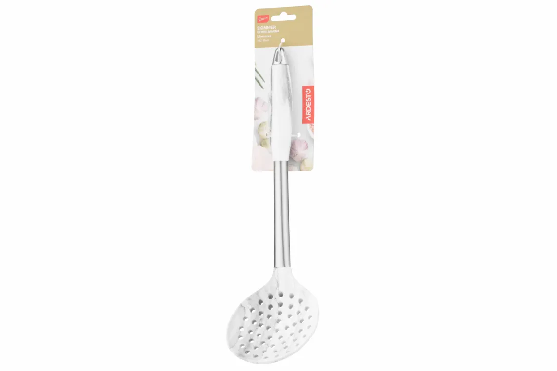 ქაფქირი Ardesto Skimmer Gemini Marmo, 34.5cm, silicone, stainless steel