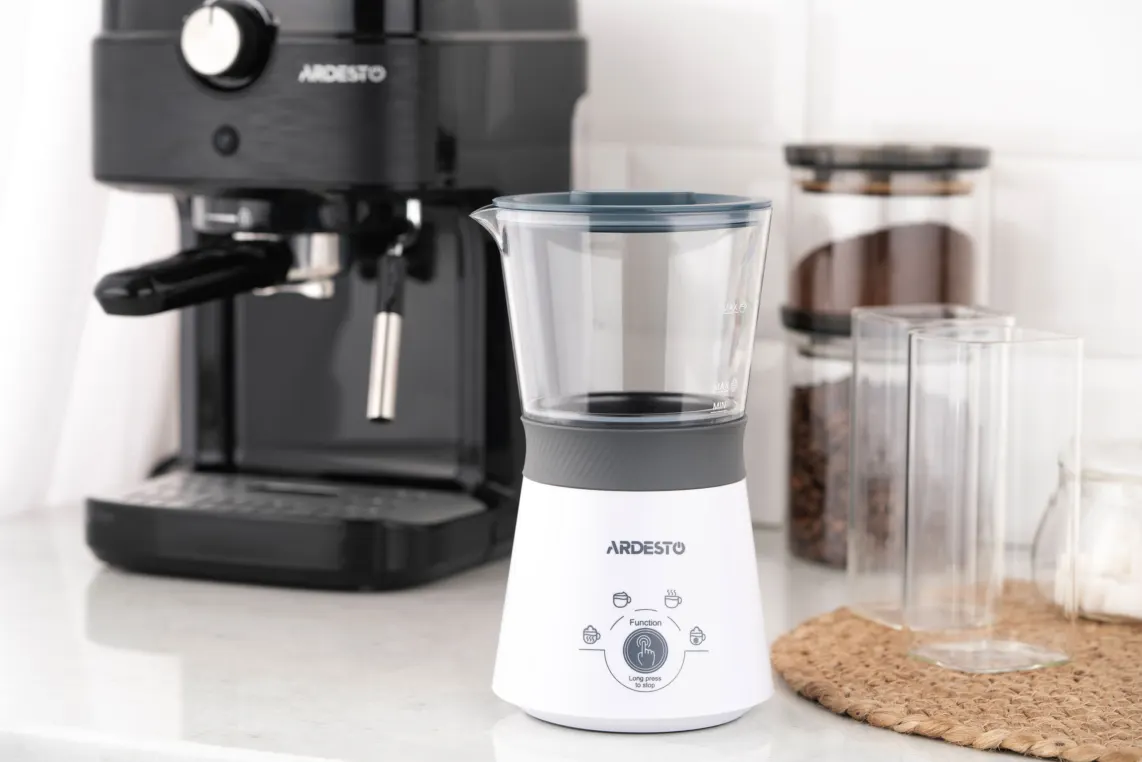რძის ასაქაფებელი Ardesto Milk frother&heater 300W, tank capacity-330ml, white