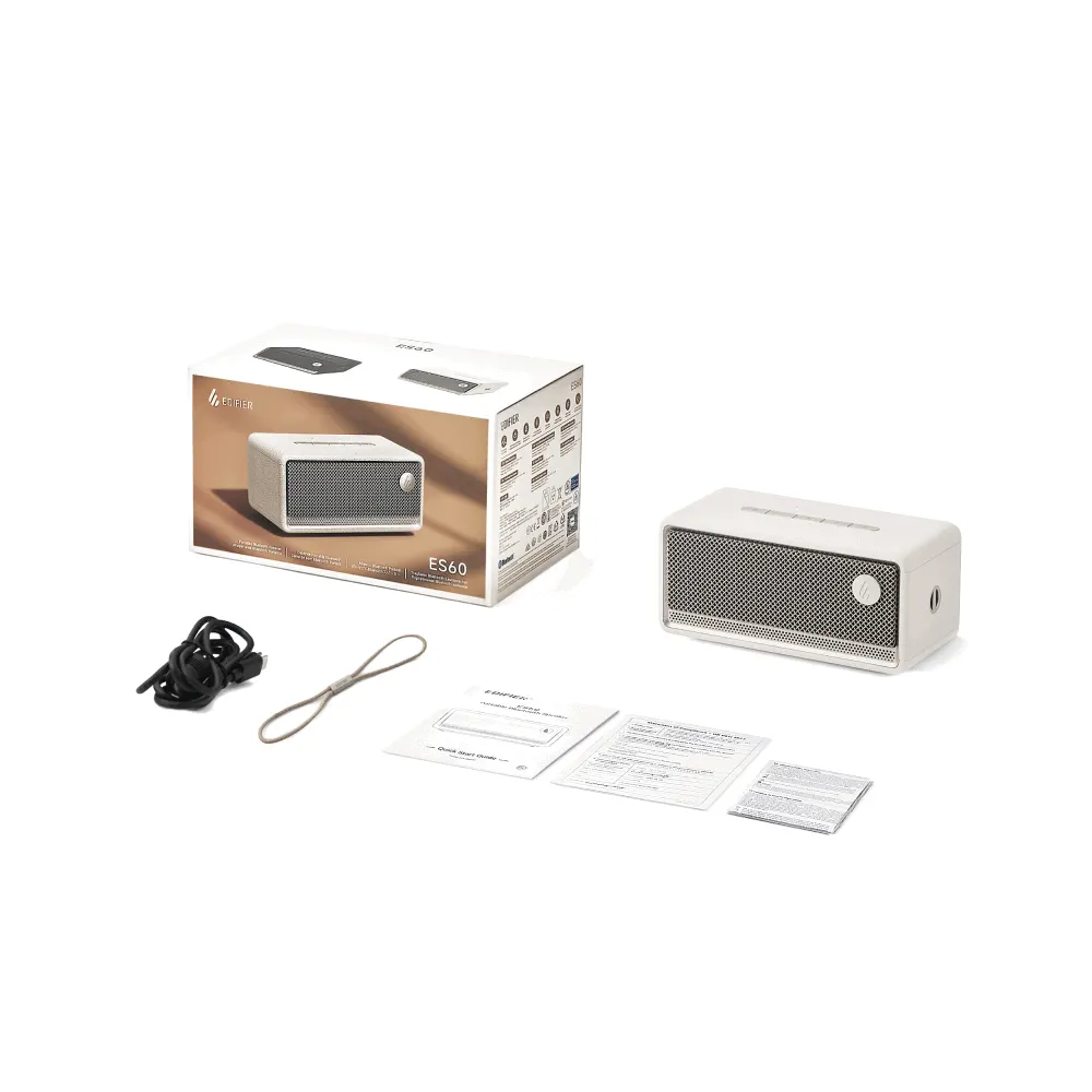 დინამიკი Edifier ES60, 34W, Bluetooth, Ambient Light Portable Speaker, Ivory