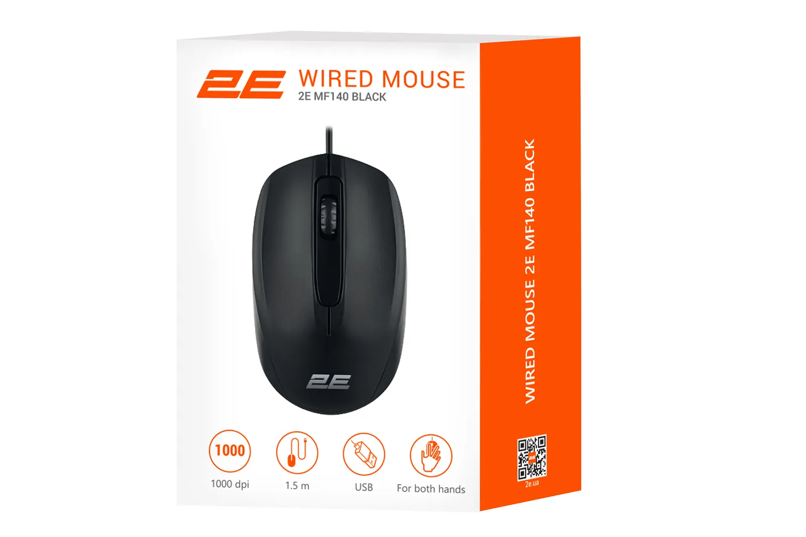 Mouse 2E MF140 USB Black