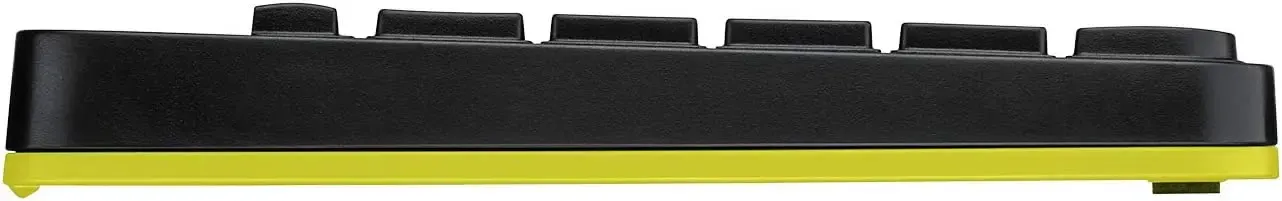 MK240, LOGITECH, Keyboard, Nano Wireless Combo, BLACK/CHARTREUSE .