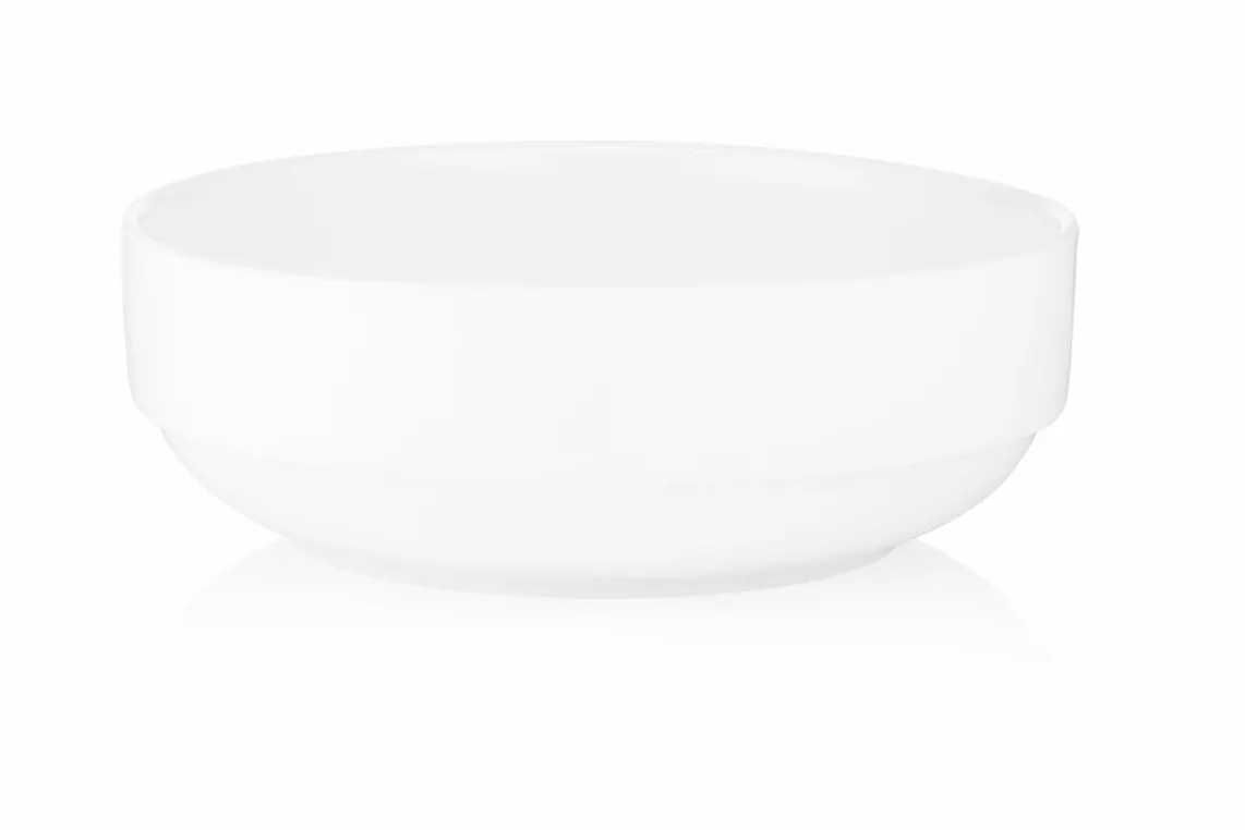Ardesto Bowl Prato, 21 cm, porcelain, white