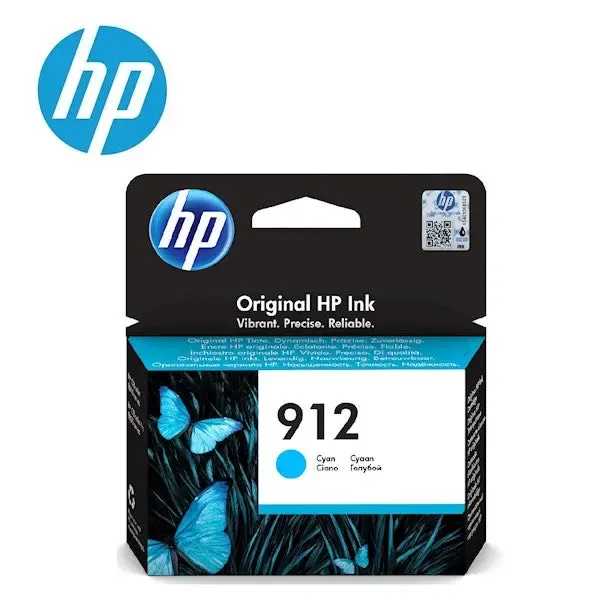 HP 912 Cyan Original Ink Cartridge 3YL77AE