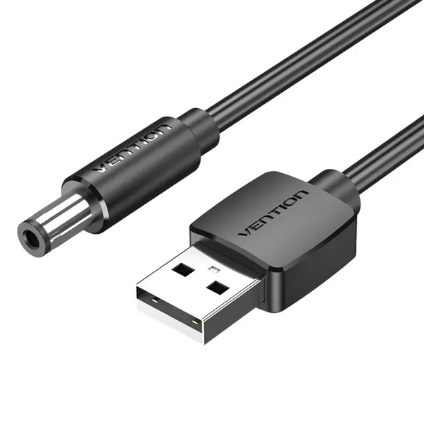 დენის კაბელი VENTION USB to 5.5mm DC Power Cable 0.5M