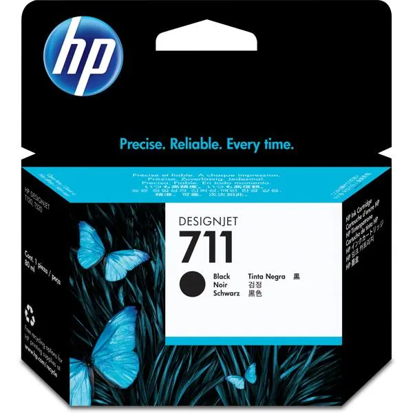 711 HP, Black DesignJet Print Cartridge CZ129A