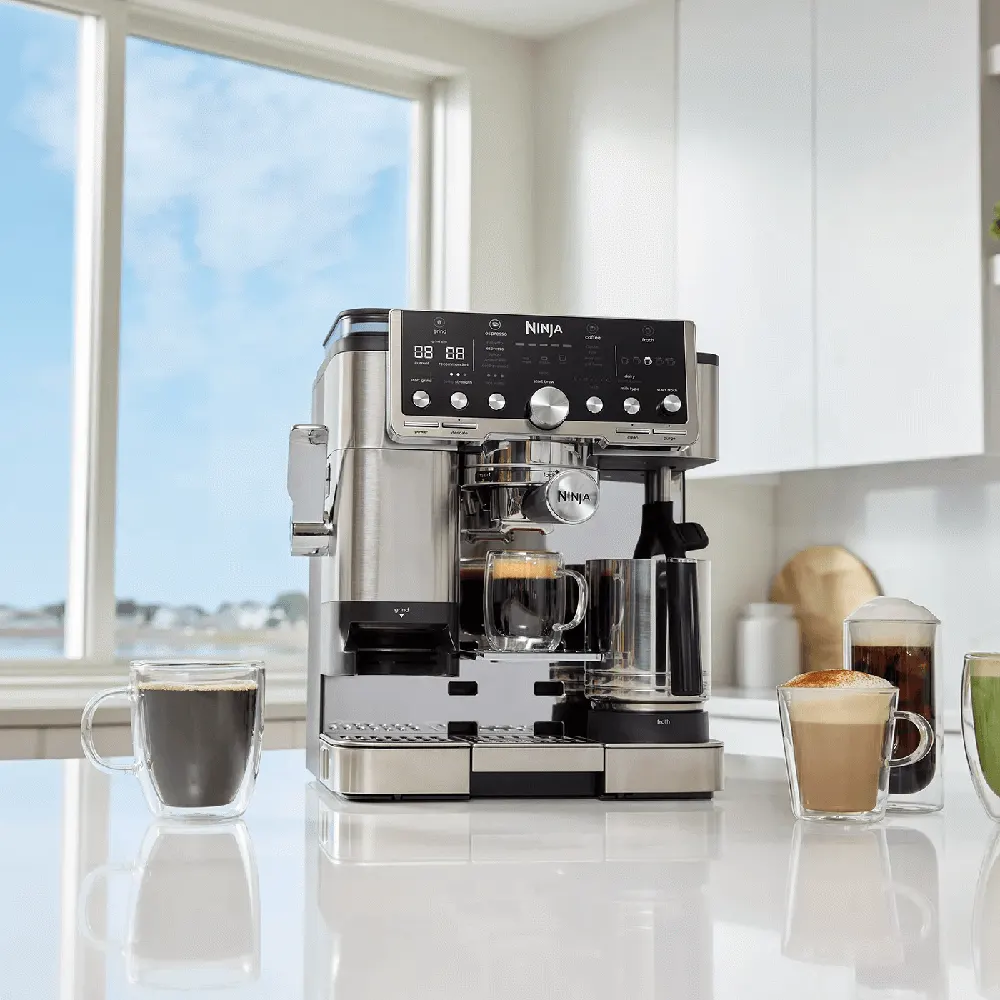 ყავის აპარატი Ninja ES701EU Luxe Café Pro Series, 1650W, 2L, Coffee Machine, Black/Stainless Steel