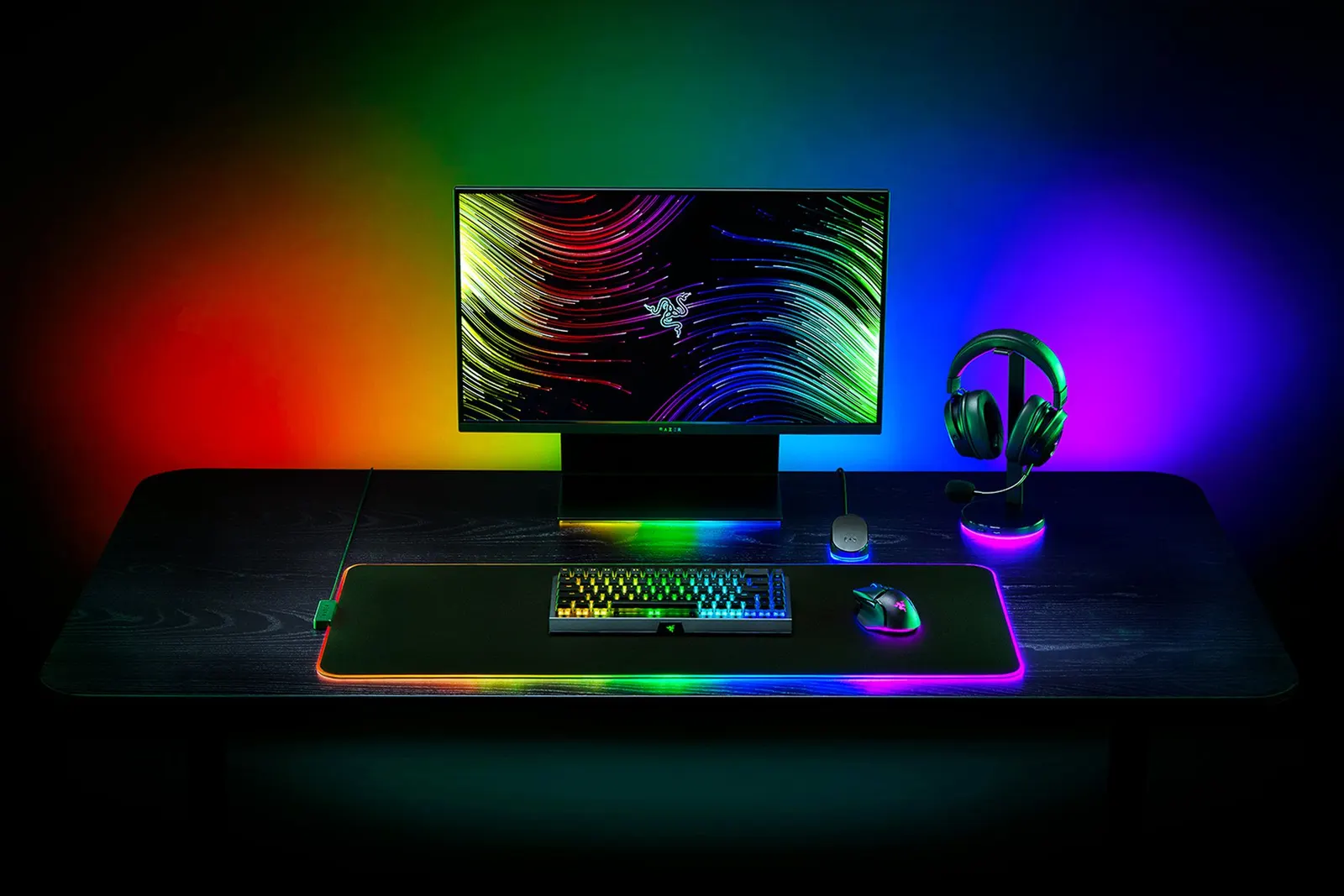 Razer Mouse Pad Strider Chroma RGB XXL (900x370x4mm), black