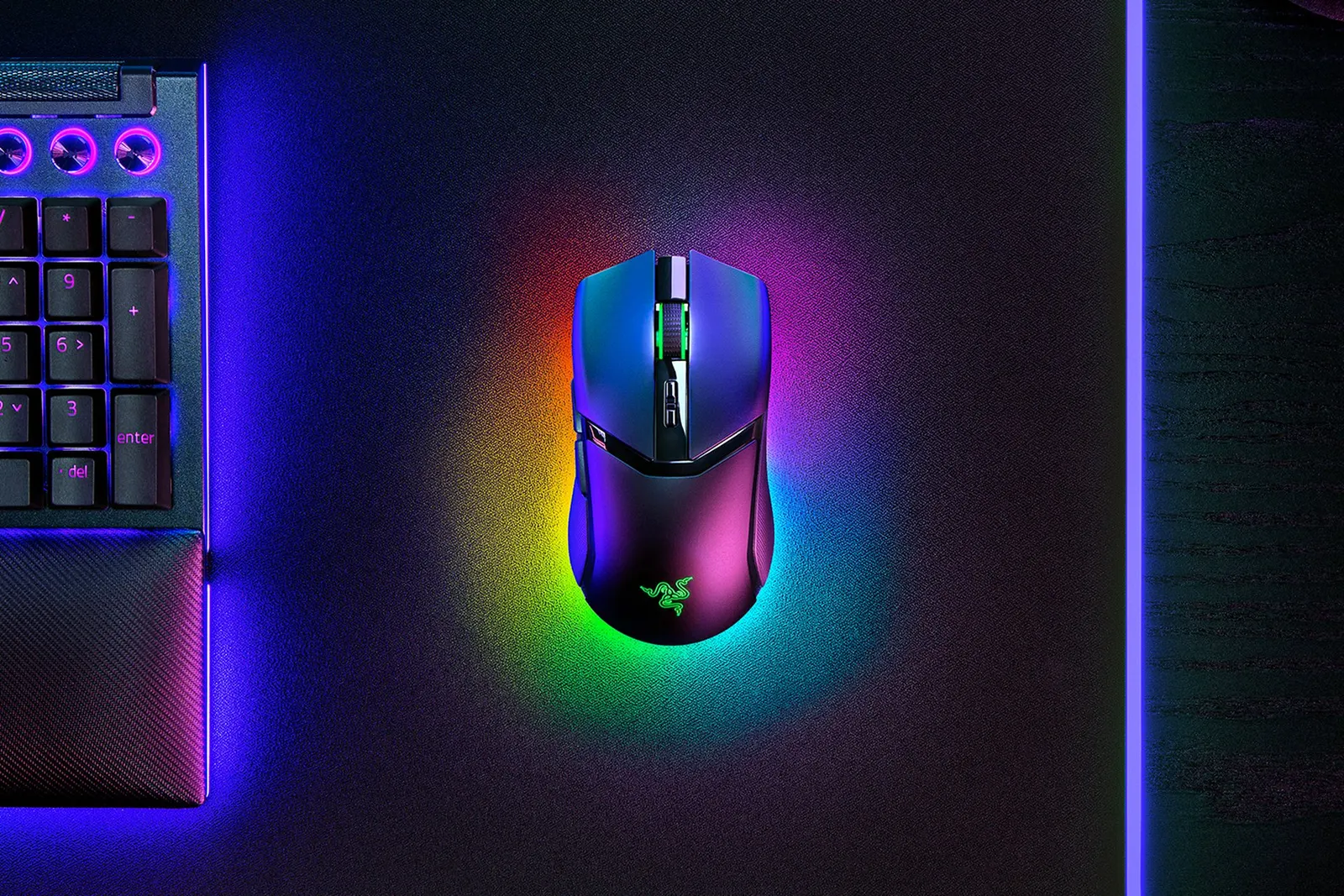 მაუსი Razer Mouse Cobra Pro, RGB, USB-A/WL/BT, black