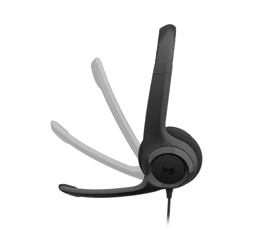 ყურსასმენი Logitech, H390 USB Headset Black