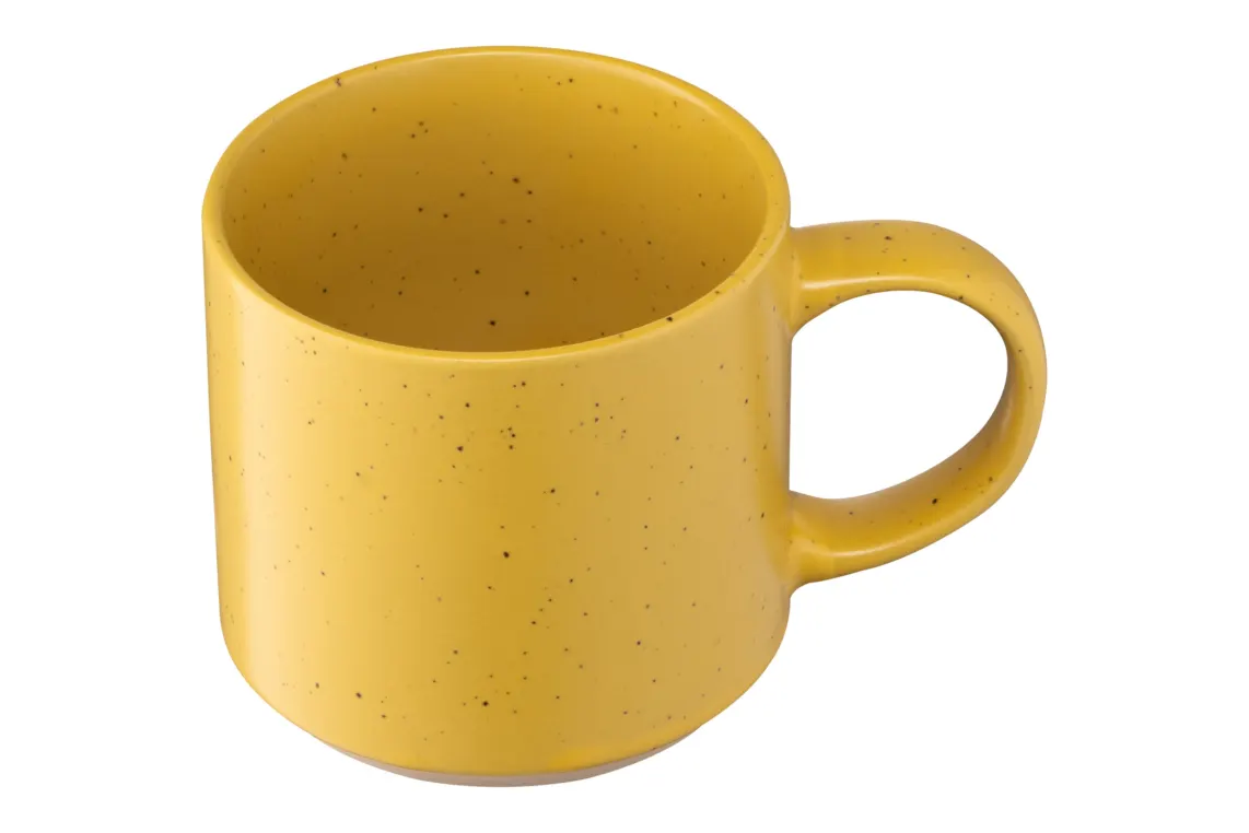 კათხა Ardesto Mug Alcor, 420ml, ceramics, yellow
