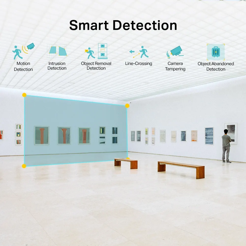 IP კამერა TP-Link VIGI C240 Full-Color Dome Network Camera - 4MP, 2560 × 1440, 2.8mm Lens, 113° Diagonal Viewing Angle, Full-Color Night Vision, IR Cut Filter, RJ-45, IP67 Waterproof, IK10 Vandal-Proof, PoE/12V DC