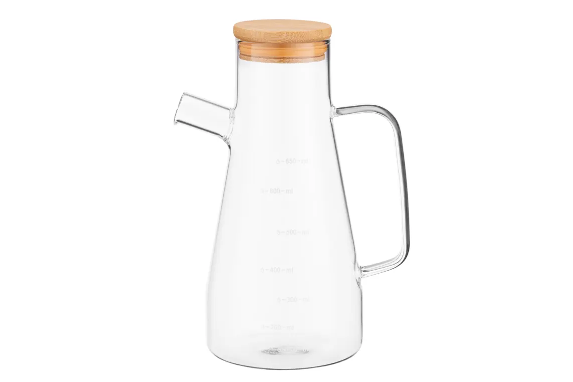 ზეთის ჭურჭელი Ardesto oil and vinegar bottle Midori, 650 ml, borosilicate glass
