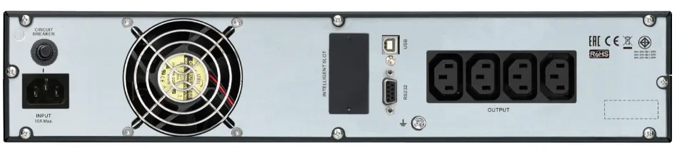 On-Line ტიპის UPS APC Easy UPS SRV RM 2000VA 230V ,with RailKit
